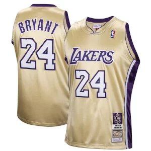 Fascinante Meraviglioso Kobe Bryant Los Angeles Lakers Hall of Fame Class of 2020 #24 Authentic Hardwood Classics Jersey Gold