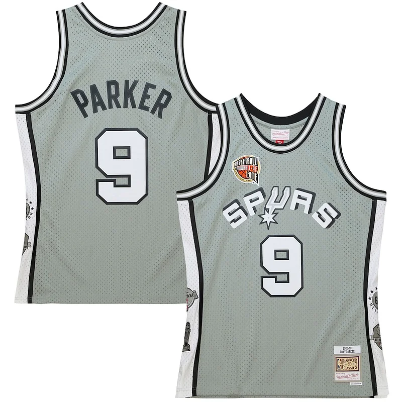 Magnifico Bellissimo Ottimo Tony Parker San Antonio Spurs Unisex Hall of Fame Class of 2023 Throwback Swingman Jersey Gray