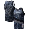 Fascinante Pratico Ottimo Clyde Drexler Portland Trail Blazers Hardwood Classics 1991/92 Tie Dye Swingman Jersey Black