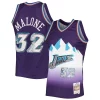 Fascinante Prestigioso Eccezionale Karl Malone Utah Jazz 1996/97 Hardwood Classics NBA 75th Anniversary Diamond Swingman Jersey Purple