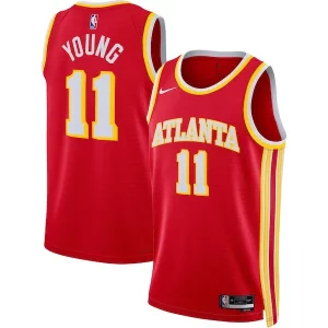 Fascinante Prestigioso Gorgeous Trae Young Atlanta Hawks Nike Unisex Swingman Jersey Icon Edition Red/White