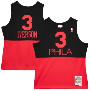 Fascinante Raffinato Eccezionale Allen Iverson Philadelphia 76ers 2003/04 Hardwood Classics Reload 2.0 Swingman Jersey Black