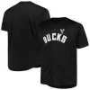 Fascinante Raffinato Moderno Milwaukee Bucks Profile Big & Tall Pop Jersey Black