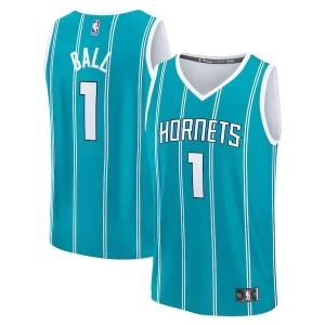 Fascinante Sofisticato LaMelo Ball Charlotte Hornets Fast Break Replica Player Jersey Icon Edition Teal