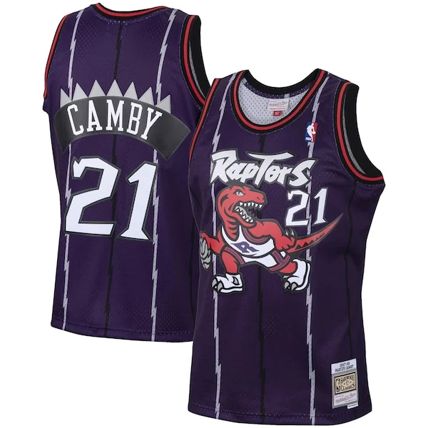 Fascinante Sofisticato Marcus Camby Toronto Raptors 2001/02 Hardwood Classics Swingman Jersey Purple