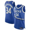 Fascinante Stupendo Magnifico Giannis Antetokounmpo Milwaukee Bucks Nike 2024/25 Authentic Player Jersey City Edition Royal