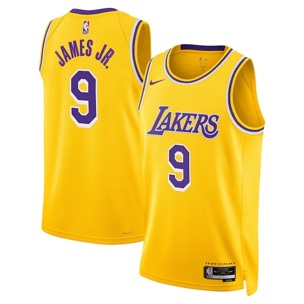 Fascinante Stupendo Trendy Bronny James Los Angeles Lakers Nike Unisex 2024 Offseason Addition Nike Swingman Jersey Gold