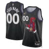 Fascinante Toronto Raptors Nike Unisex 2024/25 Custom Swingman Jersey City Edition Black