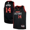 Fascinante Tyler Herro Miami Heat Nike Youth Swingman Replica Jersey City Edition Black