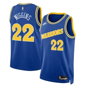 Gorgeous Bellissimo Andrew Wiggins Golden State Warriors Nike Swingman Jersey Classic Edition Blue