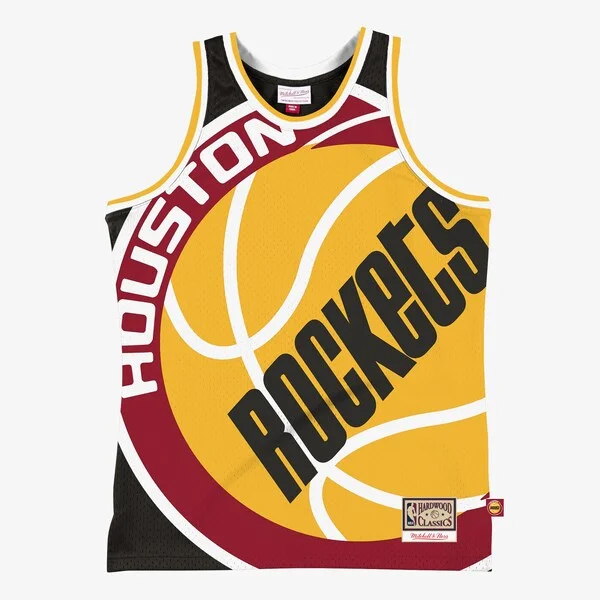 Gorgeous Duraturo Houston Rockets Hardwood Classics Blown Out Fashion Jersey Black