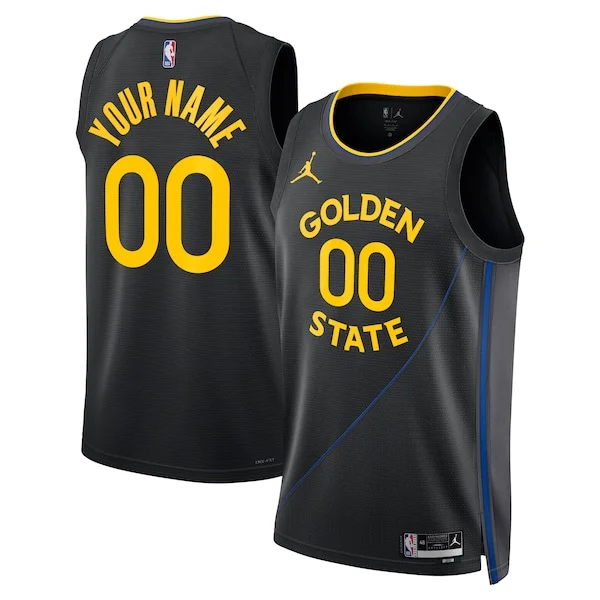 Gorgeous Golden State Warriors Jordan Brand Unisex 2024/25 Custom Swingman Jersey Statement Edition Black