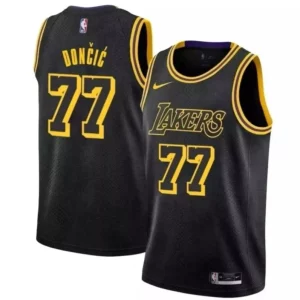 Gorgeous Incantevole Carino Luka Dončić Los Angeles Lakers Nike Mamba Edition Jersey Black