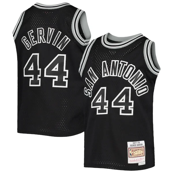 Gorgeous Incantevole Duraturo George Gervin San Antonio Spurs Youth 1978/79 Hardwood Classics Swingman Jersey Black