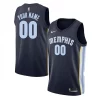 Gorgeous Sofisticato Bellissimo Memphis Grizzlies Nike Swingman Custom Jersey Navy Icon Edition