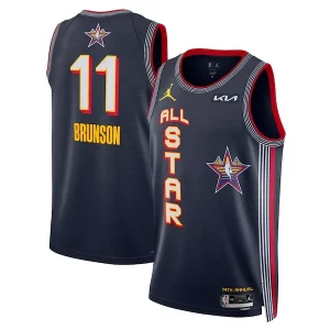 Incantevole Accattivante Jalen Brunson Nike Unisex 2025 NBA All Star Game Swingman Player Jersey Navy