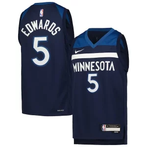 Incantevole Anthony Edwards Minnesota Timberwolves Nike Youth Swingman Jersey Icon Edition Navy
