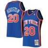 Incantevole Attraente Meraviglioso Allan Houston New York Knicks Hardwood Classics Swingman Jersey Blue
