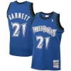 Incantevole Attraente Ottimo Kevin Garnett Minnesota Timberwolves 2001/02 Hardwood Classics Swingman Jersey Blue