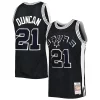 Incantevole Attraente Tim Duncan San Antonio Spurs 1998/99 Hardwood Classics Off Court Swingman Jersey Black