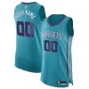 Incantevole Charlotte Hornets Jordan Brand Authentic Custom Jersey Teal Icon Edition