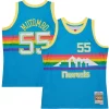 Incantevole Delizioso Dikembe Mutombo Denver Nuggets Hardwood Classics 1991/92 Tropical Swingman Jersey Blue