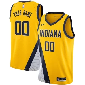 Incantevole Delizioso Resistente Indiana Pacers Nike 2019/20 Custom Swingman Jersey Yellow Statement Edition