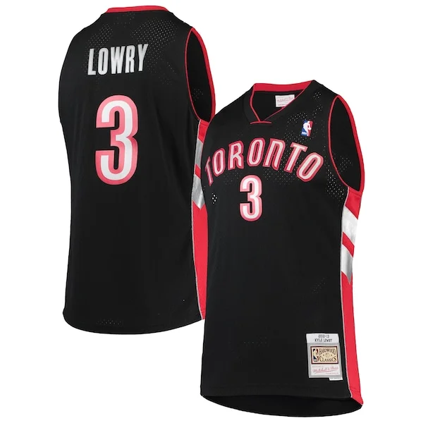 Incantevole Eccezionale Kyle Lowry Toronto Raptors 2001/02 Hardwood Classics Swingman Jersey Black