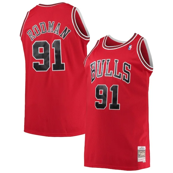 Incantevole Elegante Dennis Rodman Chicago Bulls 1997/98 Big & Tall Hardwood Classics Swingman Jersey Red