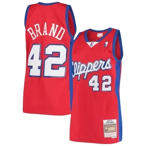 Incantevole Elton Brand LA Clippers Hardwood Classics Swingman Jersey Red