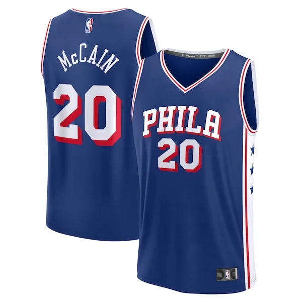Ottimo Jared McCain Philadelphia 76ers Youth 2024 NBA Draft Fast Break Player Jersey Icon Edition Royal