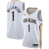 Incantevole Magnifico Zion Williamson New Orleans Pelicans Nike Unisex Swingman Jersey Association Edition White/Navy