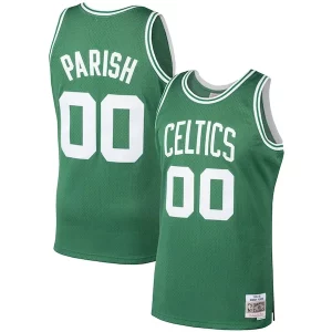 Incantevole Moderno Robert Parish Boston Celtics 1985/86 Hardwood Classics Swingman Jersey Kelly Green