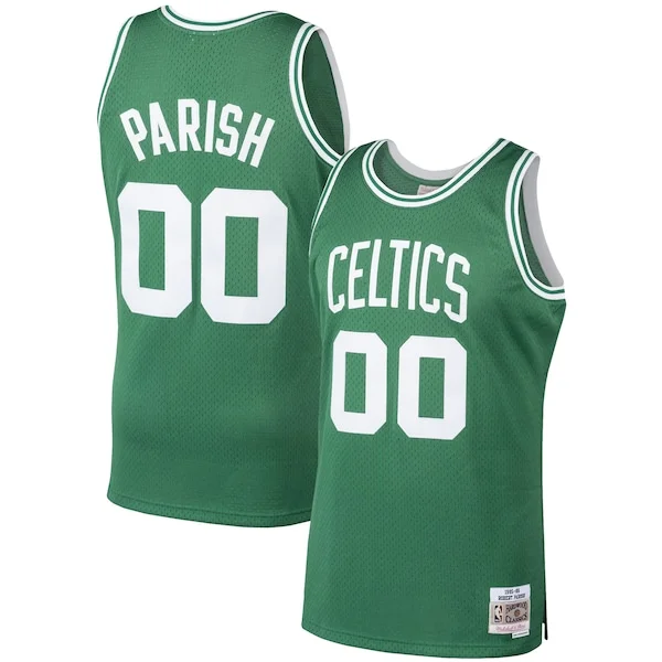 Incantevole Moderno Robert Parish Boston Celtics 1985/86 Hardwood Classics Swingman Jersey Kelly Green