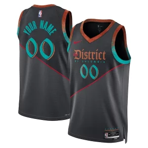 Incantevole Moderno Washington Wizards Nike Unisex 2023/24 Custom Swingman Jersey Black City Edition