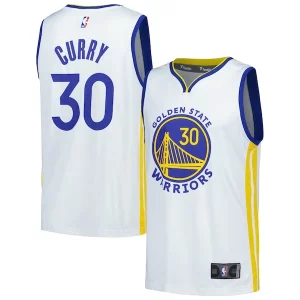 Incantevole Ottimo Stephen Curry Golden State Warriors Fast Break Replica Player Jersey Association Edition White