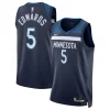 Incantevole Trendy Magnifico Anthony Edwards Minnesota Timberwolves Nike Unisex Swingman Replica Jersey Icon Edition Navy