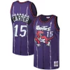 Lussuoso Carino Vince Carter Toronto Raptors 1998/99 Big & Tall Hardwood Classics Swingman Jersey Purple/White