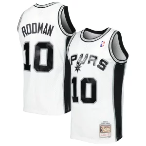 Lussuoso Delizioso Dennis Rodman San Antonio Spurs 2001/02 Hardwood Classics Swingman Jersey White