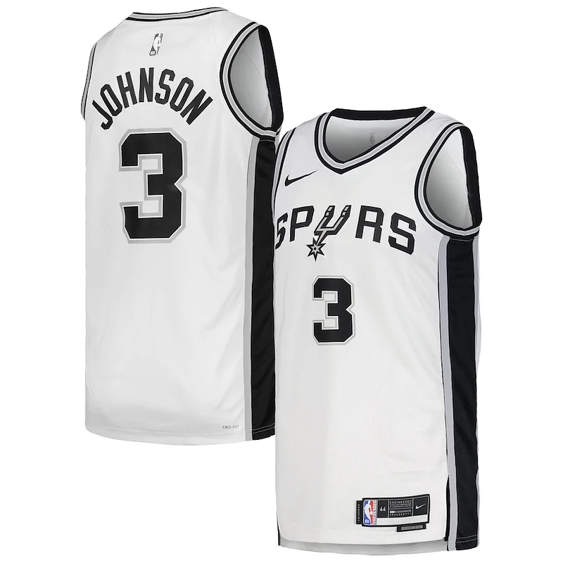 Lussuoso Eccezionale Fascinante Keldon Johnson San Antonio Spurs Nike Unisex Swingman Jersey Association Edition White