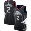 Lussuoso Eccezionale Kawhi Leonard LA Clippers Jordan Brand Unisex Swingman Jersey Statement Edition Black