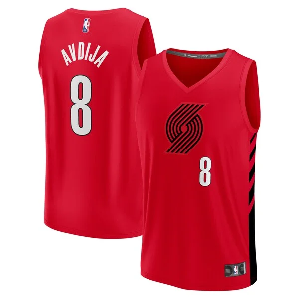 Lussuoso Moderno Deni Avdija Portland Trail Blazers Fast Break Player Jersey Statement Edition Red