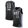 Lussuoso Moderno Trae Young Atlanta Hawks Nike Unisex 2023/24 Swingman Jersey Black City Edition