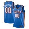 Magnifico Carino Oklahoma City Thunder Nike Unisex Swingman Custom Jersey Blue Icon Edition