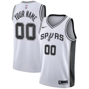Magnifico Duraturo San Antonio Spurs Nike Custom Swingman Jersey White Association Edition