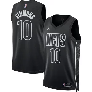 Magnifico Fantastico Accattivante Ben Simmons Brooklyn Nets Jordan Brand Unisex Swingman Jersey Statement Edition Black