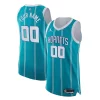 Magnifico Fascinante Charlotte Hornets Nike 2021/22 Diamond Swingman Authentic Custom Jersey Icon Edition Teal