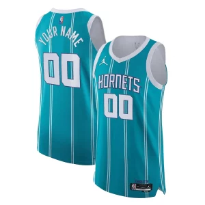 Magnifico Fascinante Charlotte Hornets Nike 2021/22 Diamond Swingman Authentic Custom Jersey Icon Edition Teal