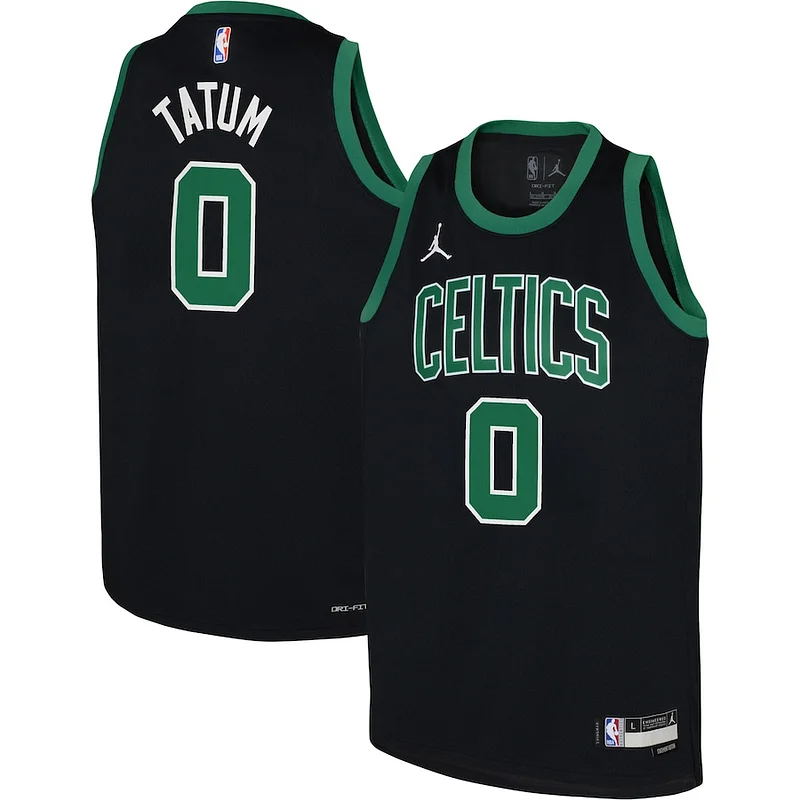 Magnifico Jayson Tatum Boston Celtics Jordan Brand Youth Swingman Jersey Statement Edition Black