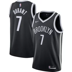 Magnifico Moderno Raffinato Kevin Durant Brooklyn Nets Nike 2020/21 Swingman Jersey Black Icon Edition